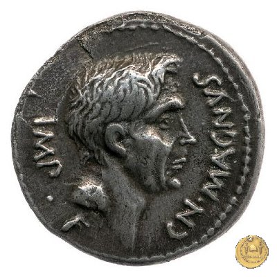 470/1a - denario Cn. Pompeius / M. Minatius Sabinus 46-45 BC (Spagna)