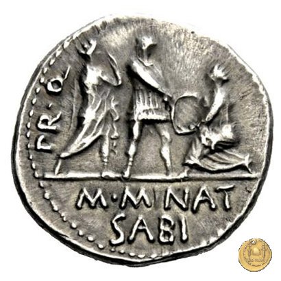 470/1b - denario Cn. Pompeius / M. Minatius Sabinus 46-45 BC (Spagna)