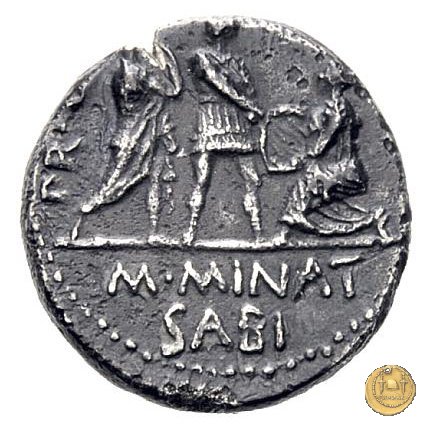 470/1b - denario Cn. Pompeius / M. Minatius Sabinus 46-45 BC (Spagna)