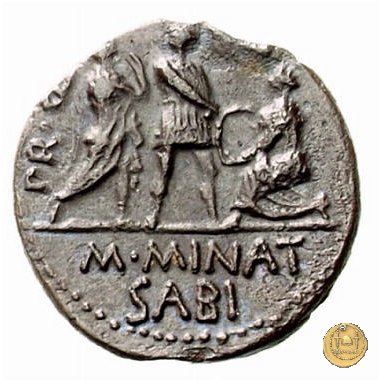 470/1b - denario Cn. Pompeius / M. Minatius Sabinus 46-45 BC (Spagna)