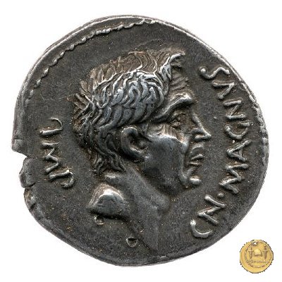 470/1b - denario Cn. Pompeius / M. Minatius Sabinus 46-45 BC (Spagna)