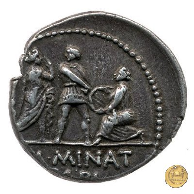 470/1b - denario Cn. Pompeius / M. Minatius Sabinus 46-45 BC (Spagna)