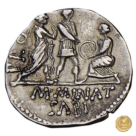 470/1b - denario Cn. Pompeius / M. Minatius Sabinus 46-45 BC (Spagna)