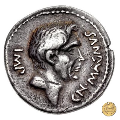 470/1c - denario Cn. Pompeius / M. Minatius Sabinus 46-45 BC (Spagna)