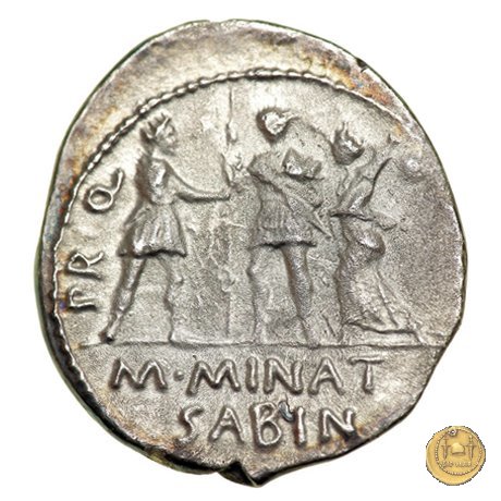 470/1c - denario Cn. Pompeius / M. Minatius Sabinus 46-45 BC (Spagna)