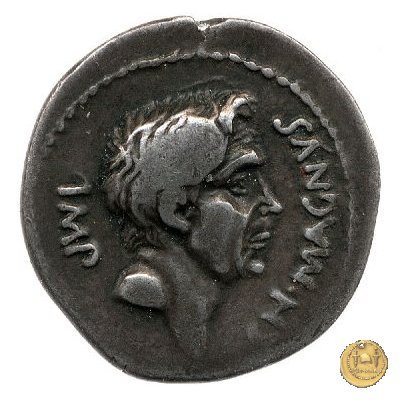 470/1c - denario Cn. Pompeius / M. Minatius Sabinus 46-45 BC (Spagna)