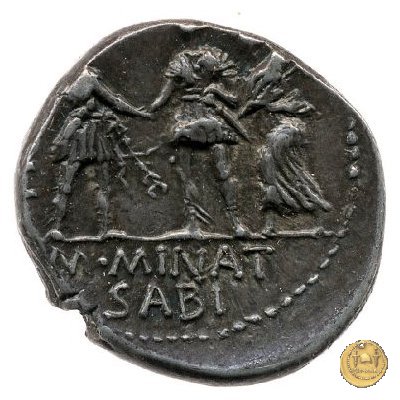 470/1d - denario Cn. Pompeius / M. Minatius Sabinus 46-45 BC (Spagna)