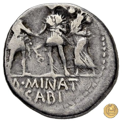 470/1d - denario Cn. Pompeius / M. Minatius Sabinus 46-45 BC (Spagna)