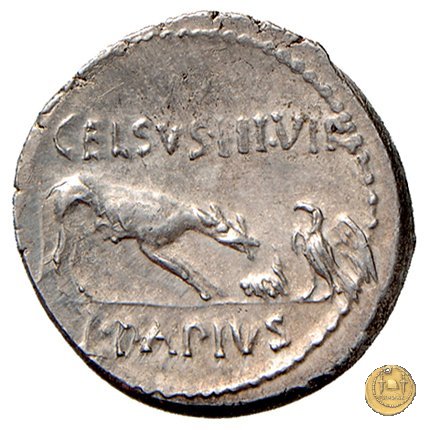 472/1 - denario L. Papius Celsus 45 BC (Roma)