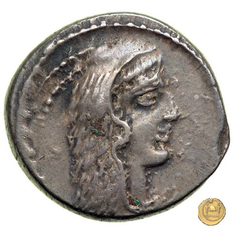 472/1 - denario L. Papius Celsus 45 a.C. (Roma)