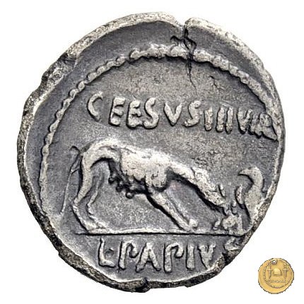 472/1 - denario L. Papius Celsus 45 a.C. (Roma)