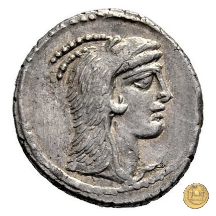 472/1 - denario L. Papius Celsus 45 BC (Roma)