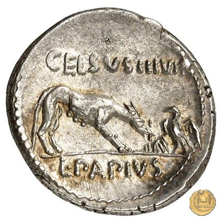 472/1 - denario L. Papius Celsus 45 BC (Roma)