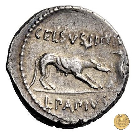 472/2 - denario L. Papius Celsus 45 BC (Roma)