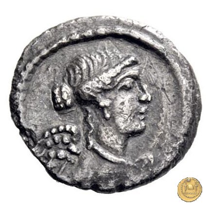 472/3 - quinario L. Papius Celsus 45 a.C. (Roma)