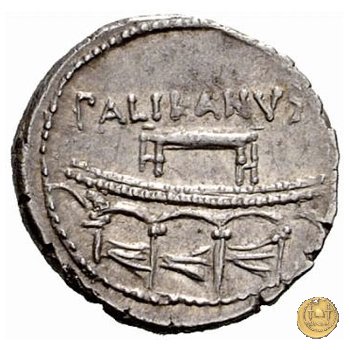 473/1 - denario L. Lollius Palicanus 45 BC (Roma)