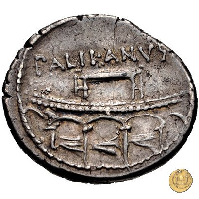 473/1 - denario L. Lollius Palicanus 45 BC (Roma)