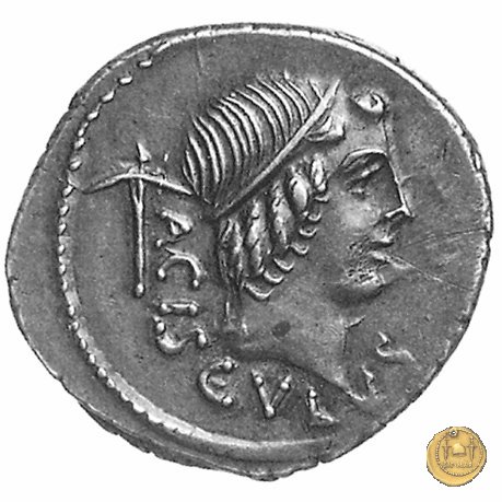 474/1 - denario L. Valerius Acisculus 45 a.C. (Roma)