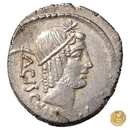 474/1 - denario L. Valerius Acisculus 45 BC (Roma)