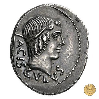 474/1 - denario L. Valerius Acisculus 45 BC (Roma)