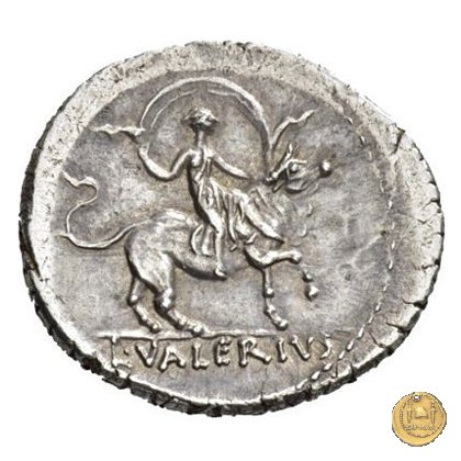 474/1 - denario L. Valerius Acisculus 45 BC (Roma)