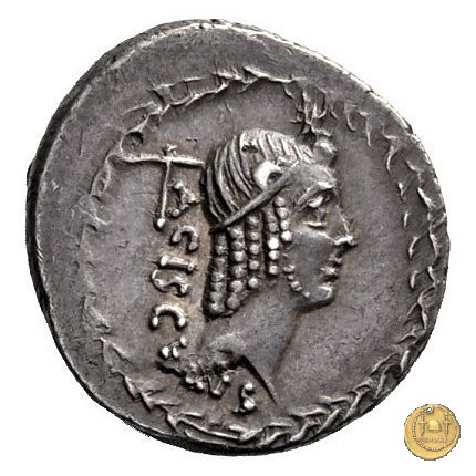 474/1 - denario L. Valerius Acisculus 45 BC (Roma)