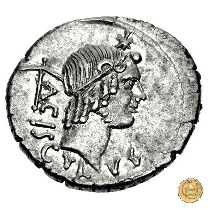 474/1 - denario L. Valerius Acisculus 45 BC (Roma)