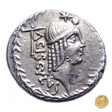 474/2 - denario L. Valerius Acisculus 45 BC (Roma)