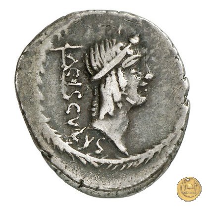 474/2 - denario L. Valerius Acisculus 45 BC (Roma)