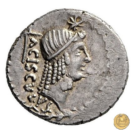 474/2 - denario L. Valerius Acisculus 45 BC (Roma)