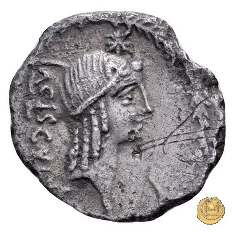 474/2 - denario L. Valerius Acisculus 45 BC (Roma)