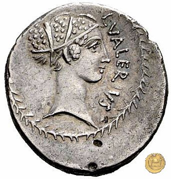 474/3 - denario L. Valerius Acisculus 45 BC (Roma)