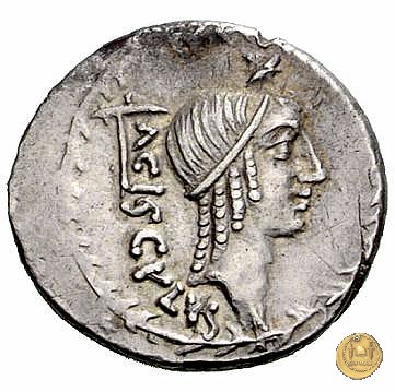 474/3 - denario L. Valerius Acisculus 45 a.C. (Roma)