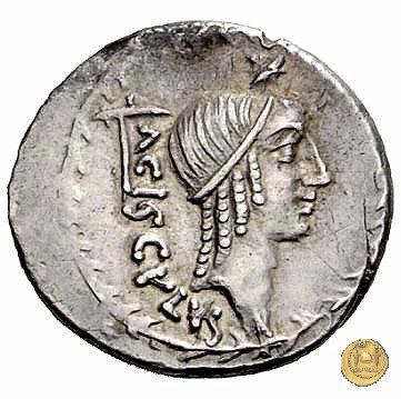 474/3 - denario L. Valerius Acisculus 45 BC (Roma)