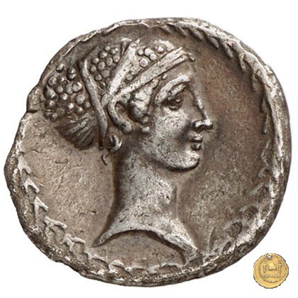 474/3 - denario L. Valerius Acisculus 45 BC (Roma)