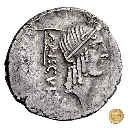 474/3 - denario L. Valerius Acisculus 45 BC (Roma)