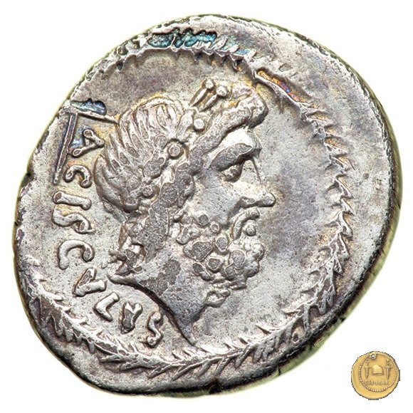 474/4 - denario L. Valerius Acisculus 45 BC (Roma)