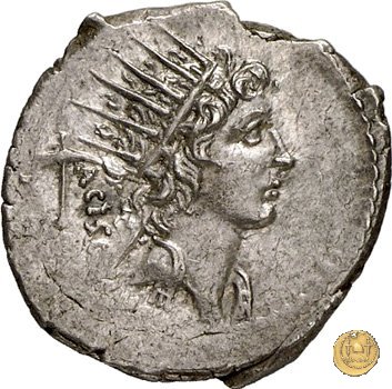 474/5 - denario L. Valerius Acisculus 45 a.C. (Roma)