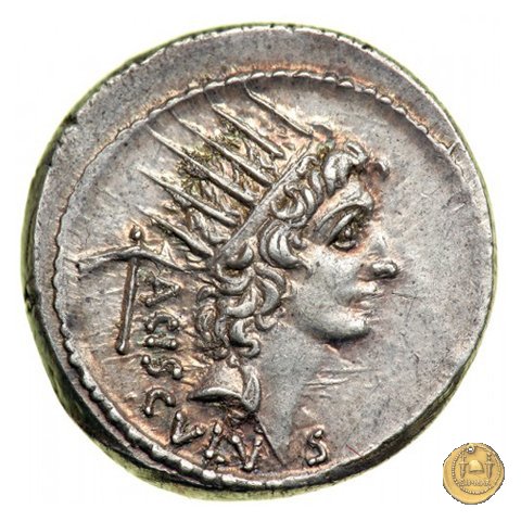 474/5 - denario L. Valerius Acisculus 45 BC (Roma)