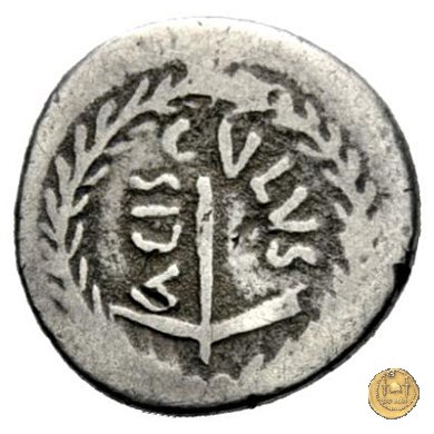 474/6 - quinario L. Valerius Acisculus 45 BC (Roma)