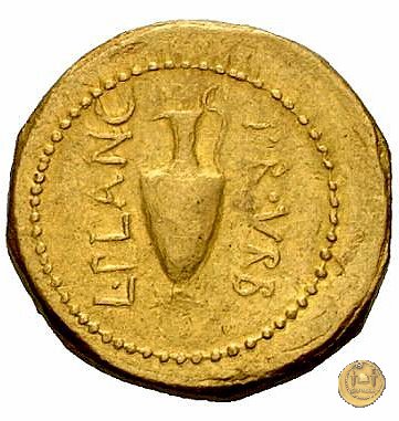 475/1 - aureo C. Iulius Caesar / L. Munatius Plancus 45 BC (Roma)