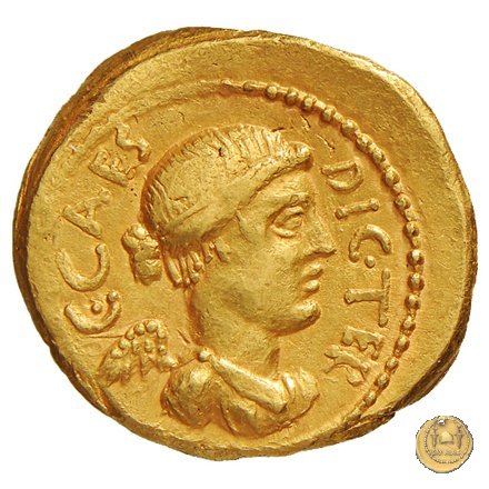 475/1 - aureo C. Iulius Caesar / L. Munatius Plancus 45 BC (Roma)