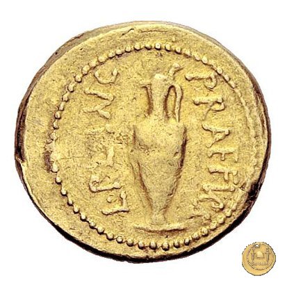 475/1 - aureo C. Iulius Caesar / L. Munatius Plancus 45 BC (Roma)