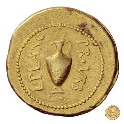 475/1 - aureo C. Iulius Caesar / L. Munatius Plancus 45 BC (Roma)