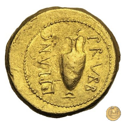 475/1 - aureo C. Iulius Caesar / L. Munatius Plancus 45 BC (Roma)