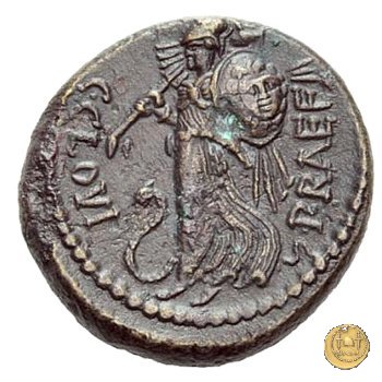 476/1 - bronzo C. Iulius Caesar / C. Clovius 45 BC