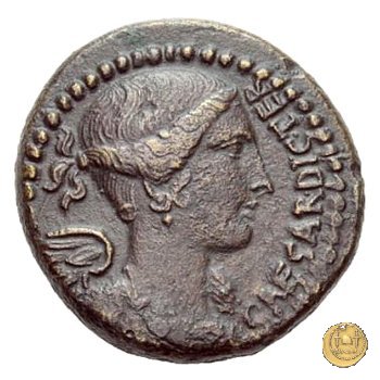 476/1 - bronzo C. Iulius Caesar / C. Clovius 45 BC