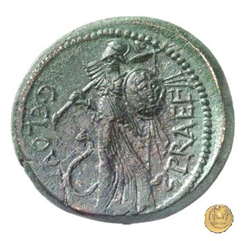 476/1 - bronzo C. Iulius Caesar / C. Clovius 45 BC