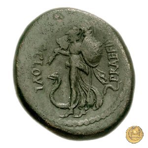 476/1 - bronzo C. Iulius Caesar / C. Clovius 45 BC