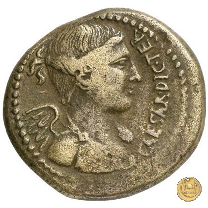 476/1 - bronzo C. Iulius Caesar / C. Clovius 45 BC